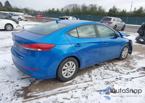 2017 Hyundai Elantra Se z USA, uszkodzony, nr VIN 5NPD74LF8HH205536